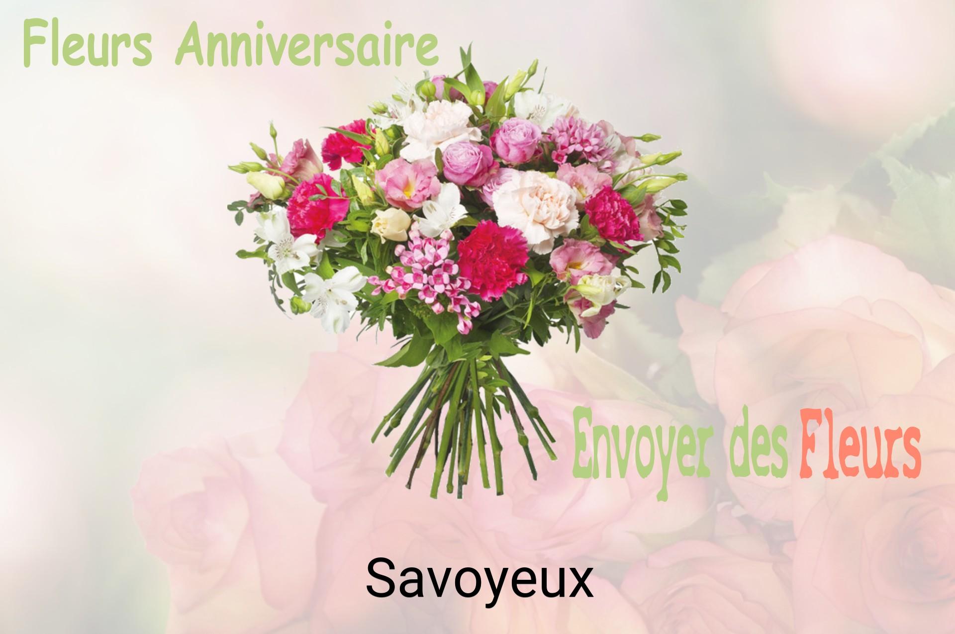 Bouquet de fleurs d’anniversaire livré à Savoyeux